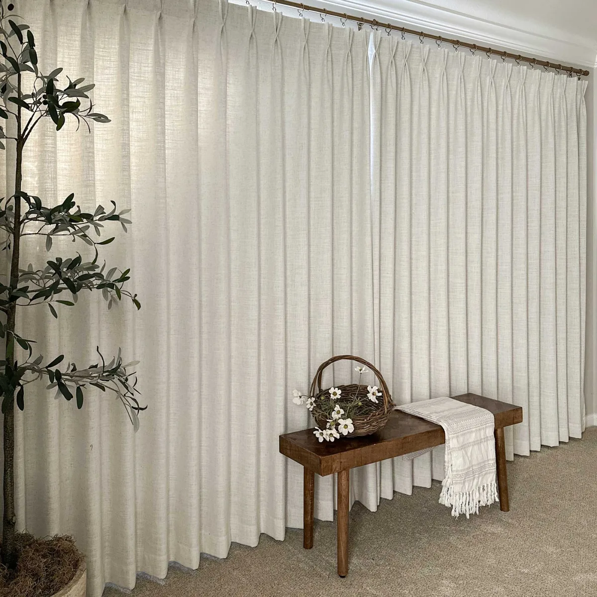 Curtarra Lesley Linen Blend Curtains