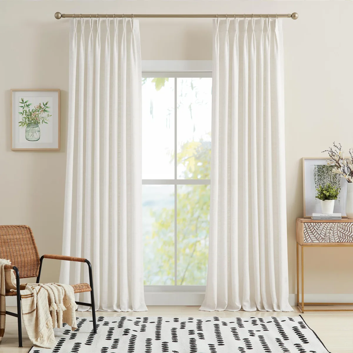 Curtarra Lesley Linen Blend Curtains